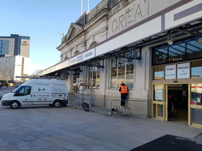 Historic building glass replacement image